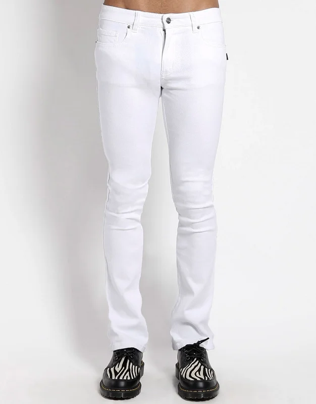 TRASH & VAUDEVILLE WHITE BOOTCUT JEAN