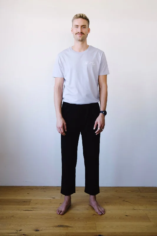 unisex pants - nigen - black corduroy