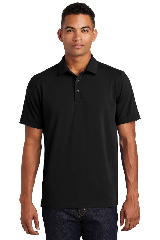 Ogio Mens Limit Moisture Wicking Short Sleeve Polo Shirt - Blacktop