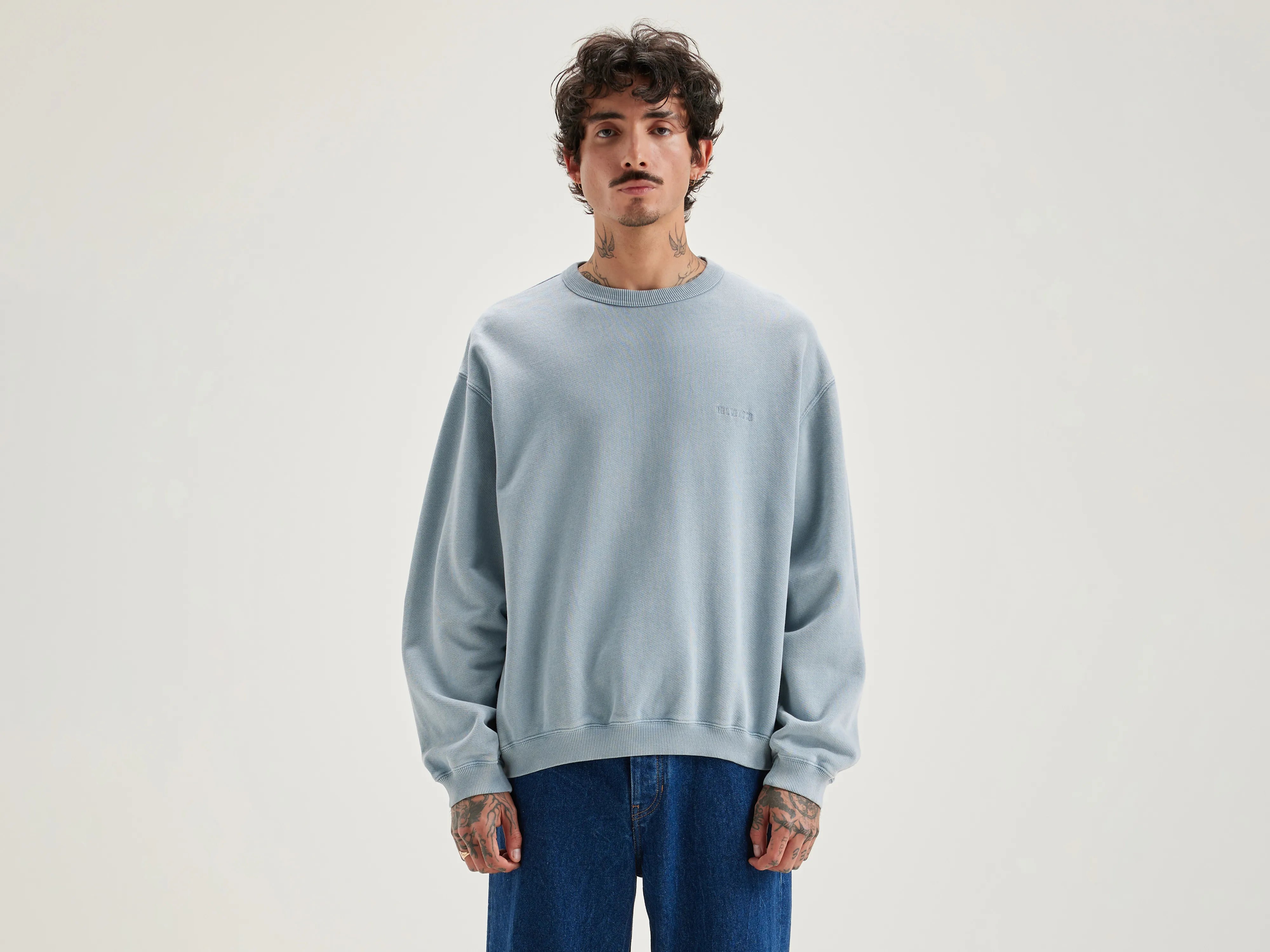 Fabien crew-neck sweatshirt (242 / M / CHAMBRAY)