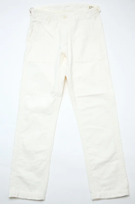 orSlow Slim Fit Fatigue Pants - Ecru