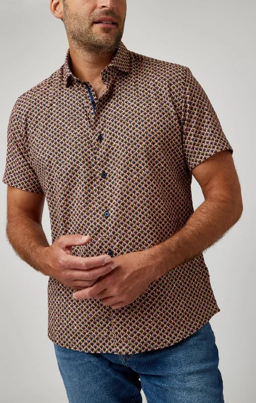 Copper Palms Short Sleeve Shirt