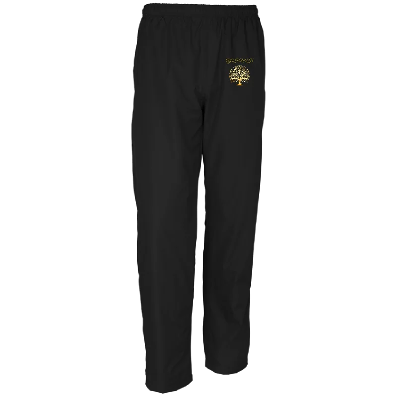 Yahuah-Tree of Life 01 Men's Designer Wind Pants (Black/Navy)