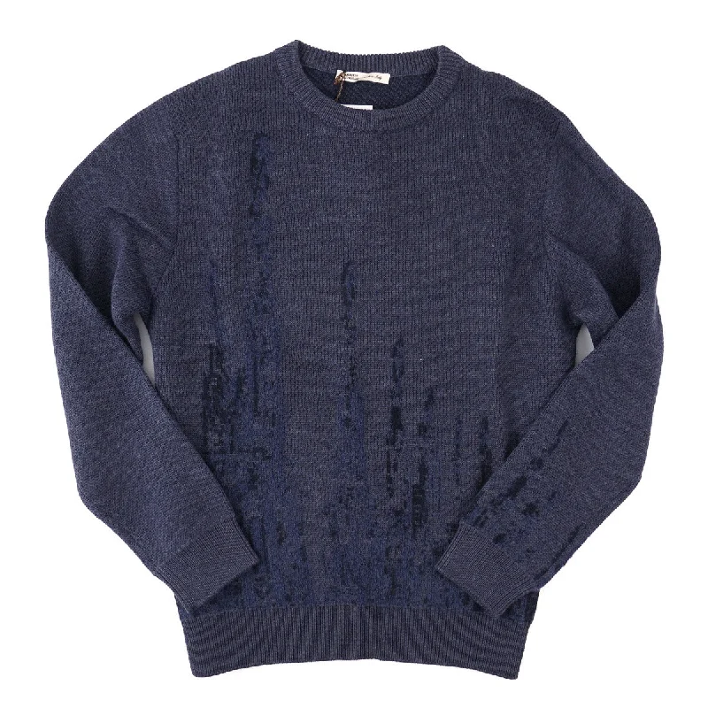 Maurizio Baldassari Piquet Knit Sweater