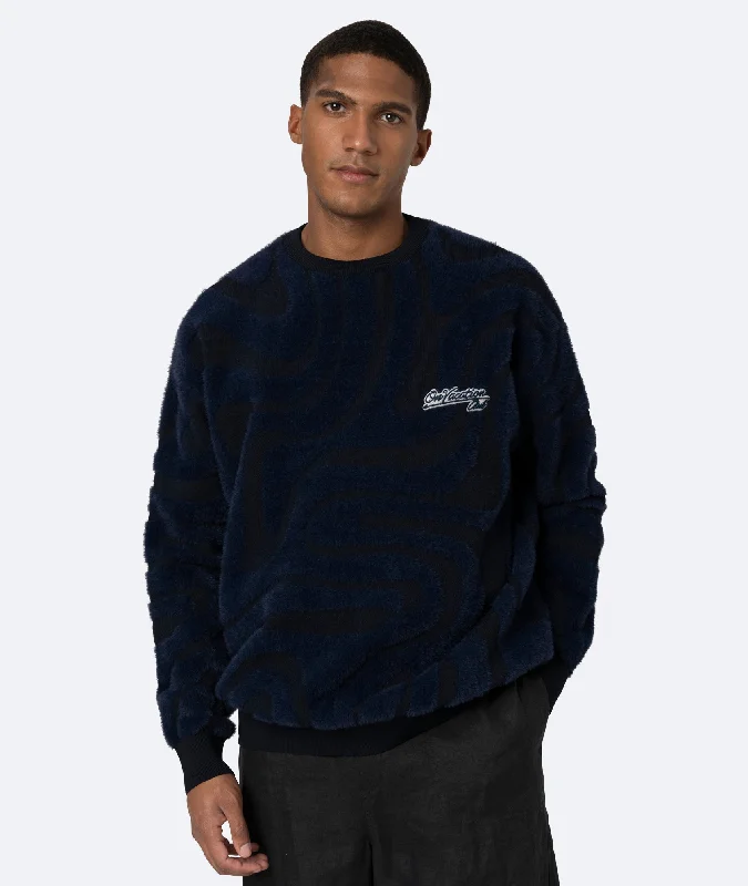 Ocean Knit Sweater - Navy