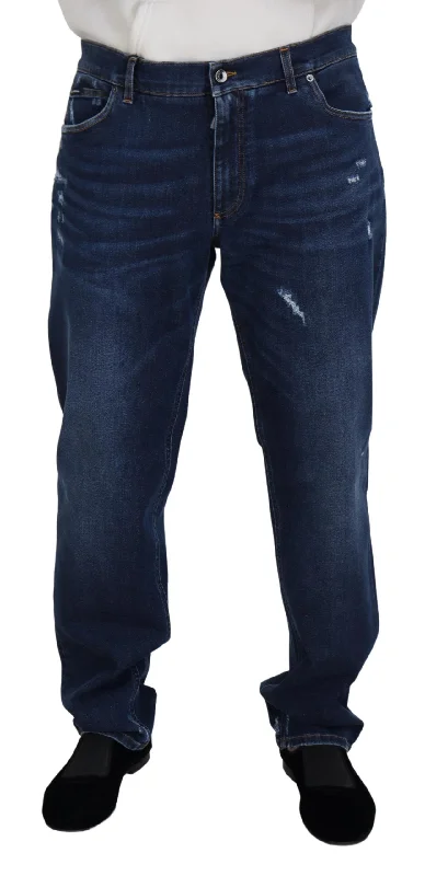 Dolce & Gabbana Elegant  Washed  Men's Pants