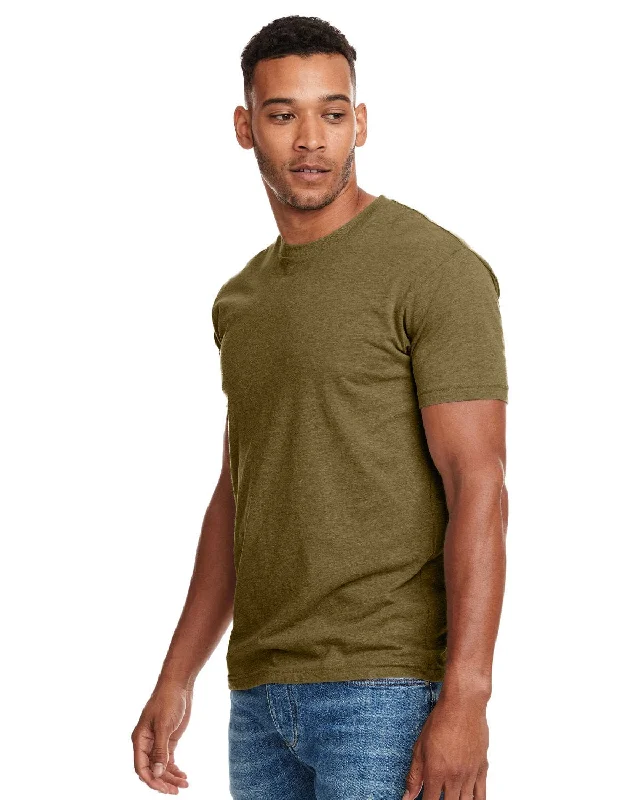 Next Level Mens CVC Crewneck Tee | Military Green