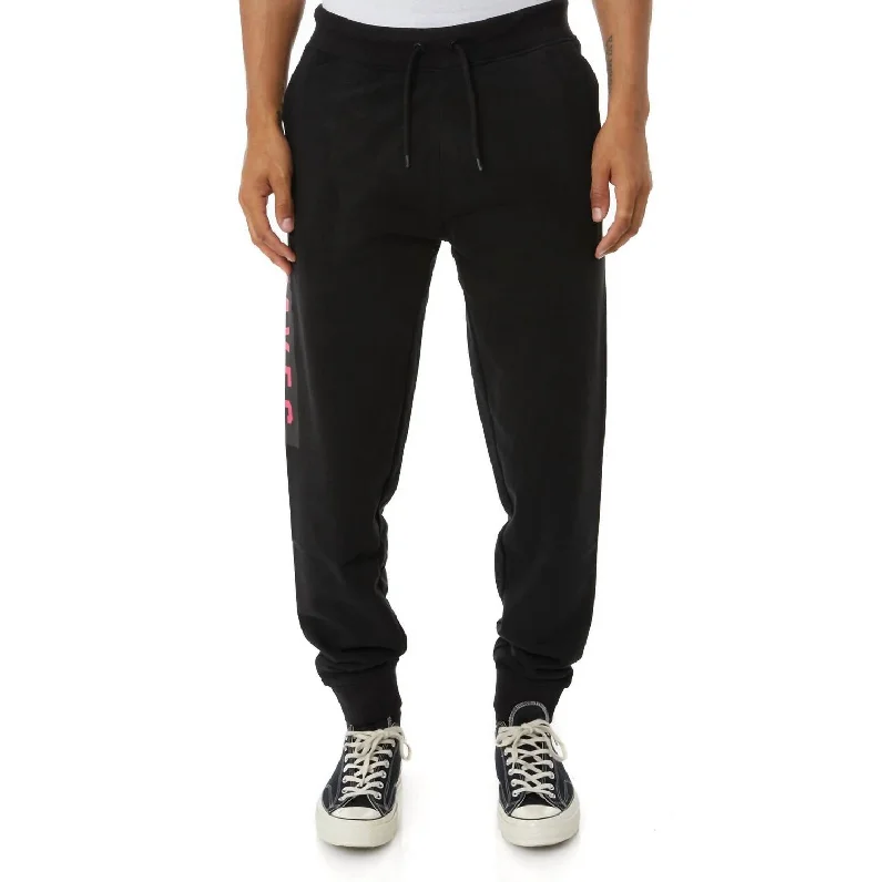 Men's Authentic Maggotty Sweatpants In Black/blue/pink