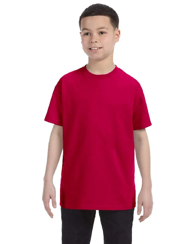 Gildan Youth Lightweight 100% Cotton T-Shirt | Garnet