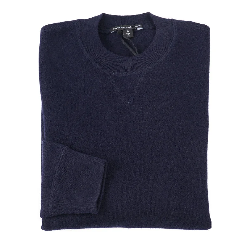 Manrico Slim-Fit Stretch Knit Cashmere Sweater