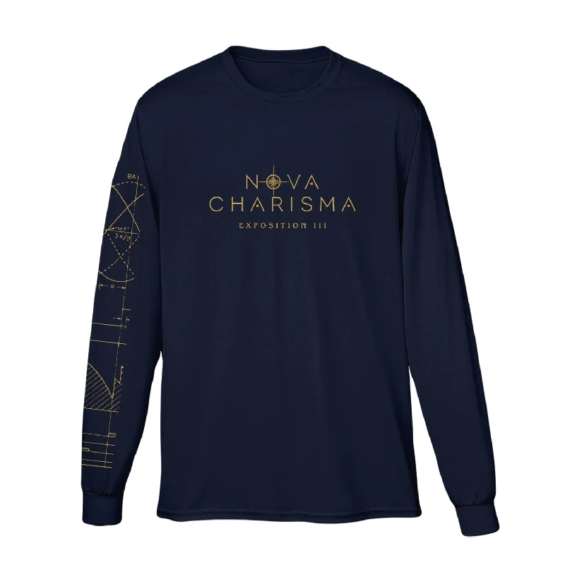 Exposition III • Navy • Long-Sleeve T-Shirt