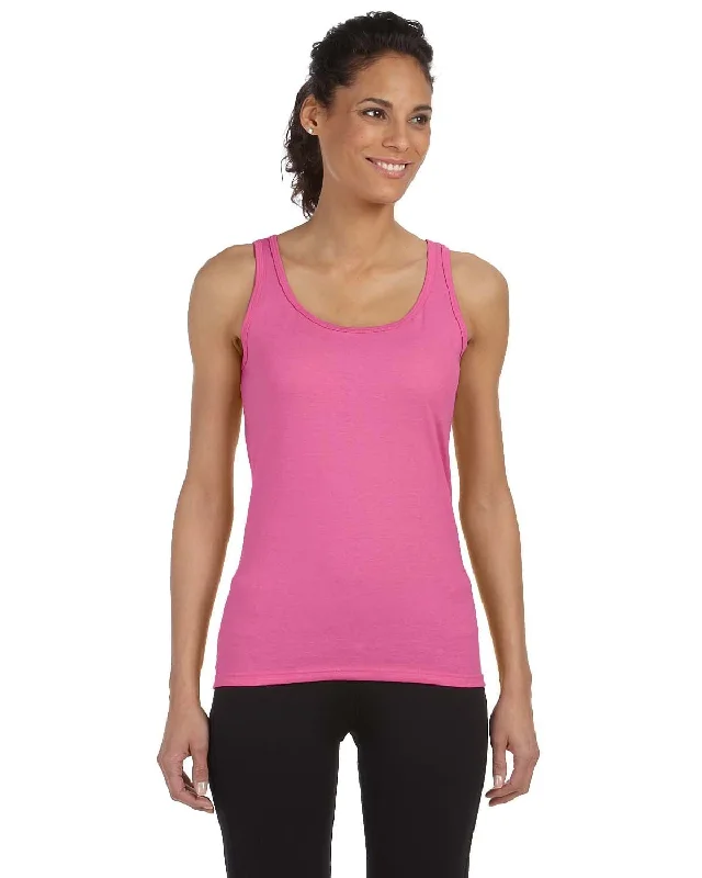 Gildan Ladies SoftStyle Tank Top | Azalea