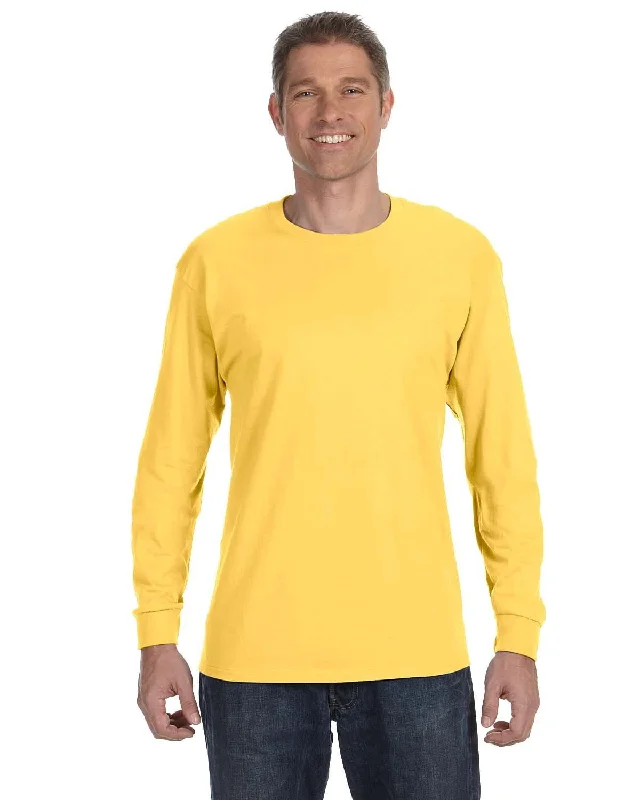 Jerzees DRI-POWER ACTIVE Long Sleeve T-Shirt | Island Yellow