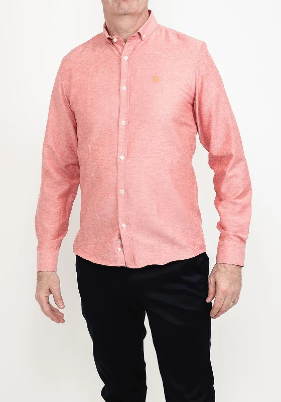 Tom Penn Long Sleeve Shirt, Red