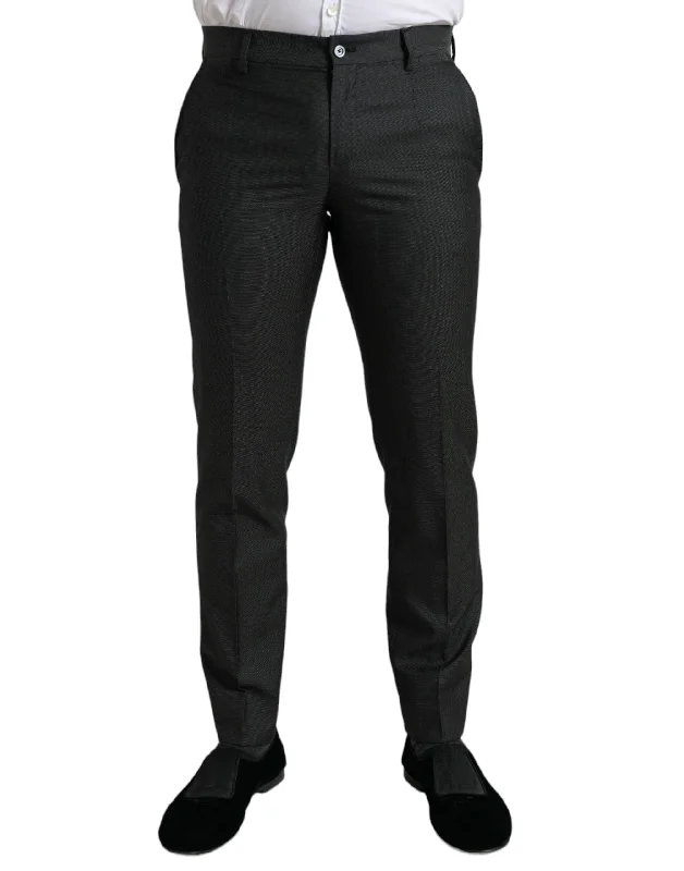 Dolce & Gabbana Elegant   Skinny Dress Men's Pants