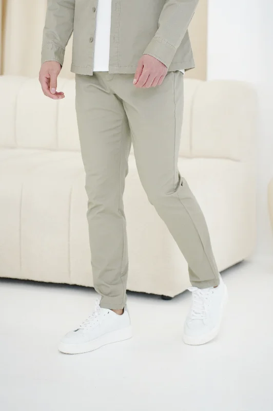 Capo Chino Side Adjuster Pant - Olive