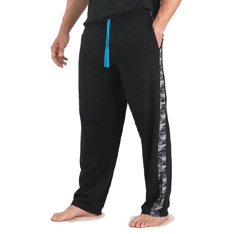 Slub Jersey Lounge Pant In Black