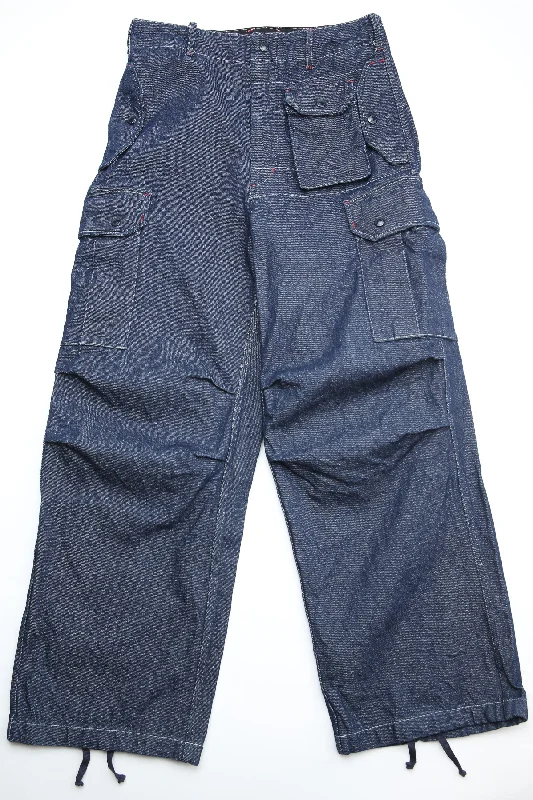 Engineered Garments X Totem FU Over Pants - Indigo 12oz Denim