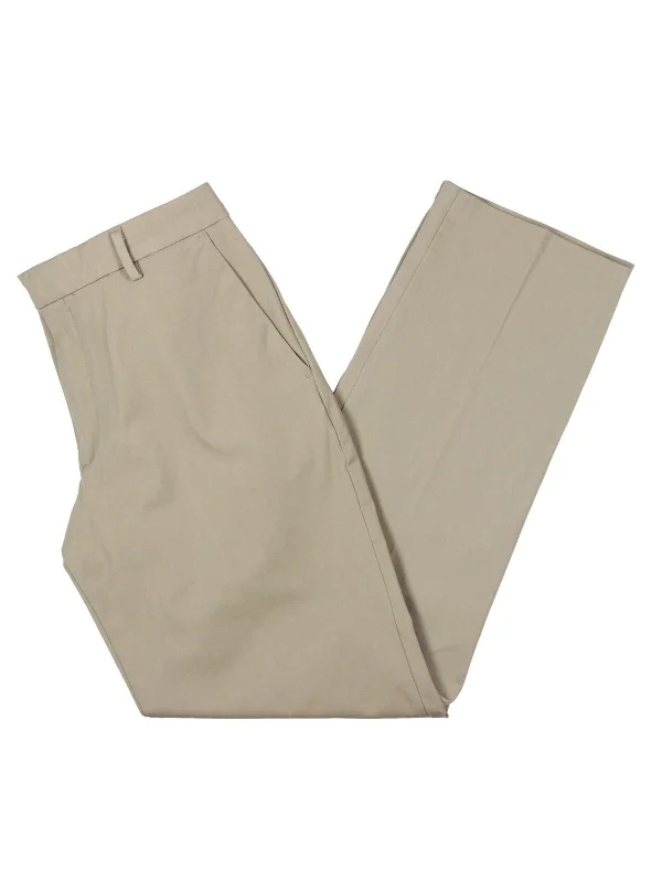 Mens Classic Fit Straight Leg Trouser Pants