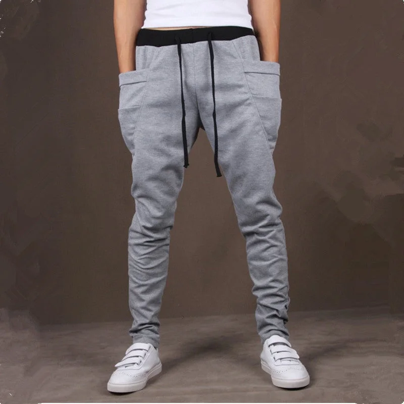 Unique Pocket Mens Joggers Cargo Men Pants Sweatpants Harem Pants Men Jogger Pants Men Pantalones Hombre