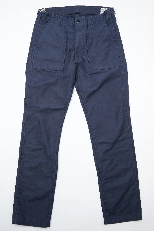 orSlow x Totem EXCLUSIVE Slim Fit Fatigue Pants - Navy Reverse Cotton Sateen