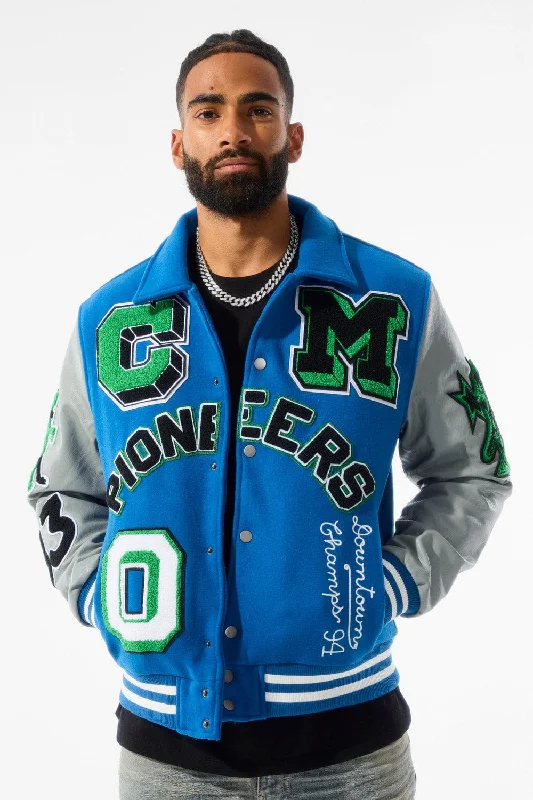 Pioneers Varsity Jacket (Royal)