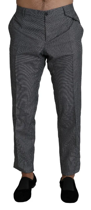 Dolce & Gabbana Elegant  Slim Fit Dress Men's Trousers