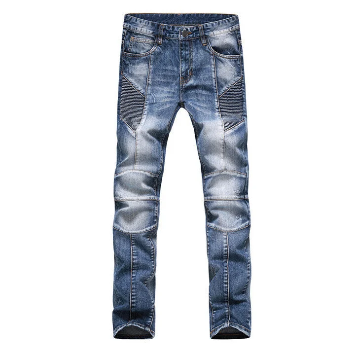 Fashion Men Jeans Arrival Design Slim Fit Fashion Jeans For Men Good Quality Blue Black Y2031