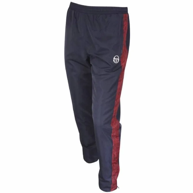 Men's Cage Track Pants In Navy/white