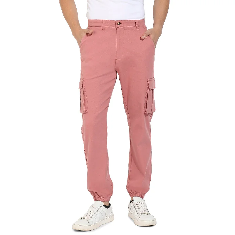 Cuffed Hem Cargo Trousers