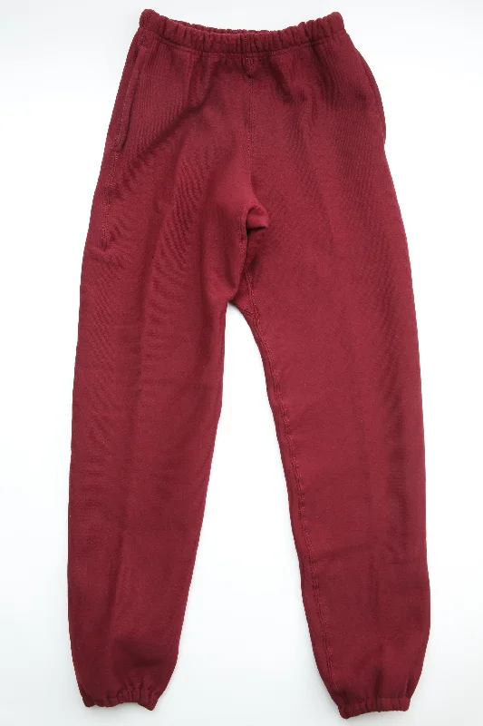 Camber #233 Cross-Knit Heavyweight Sweat Pant - Burgundy