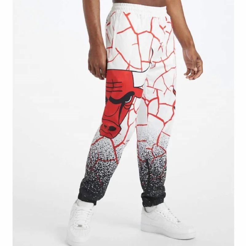 Chicago Bulls Logo Pants In White