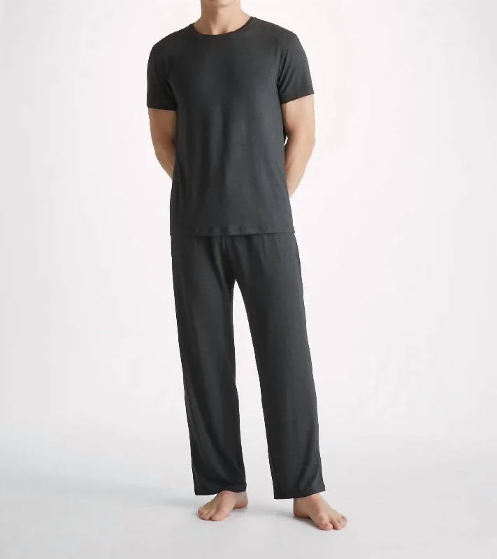 Micro Modal Lounge Pants In Anthracite