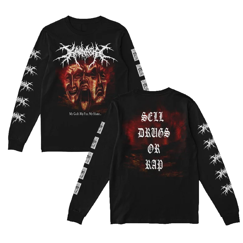 Guilt Fear Shame • Black • Long-Sleeve T-Shirt