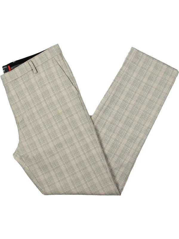 Mens Slim Pattern Trouser Pants