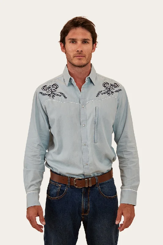 Neilson Mens Western Shirt - Chambray