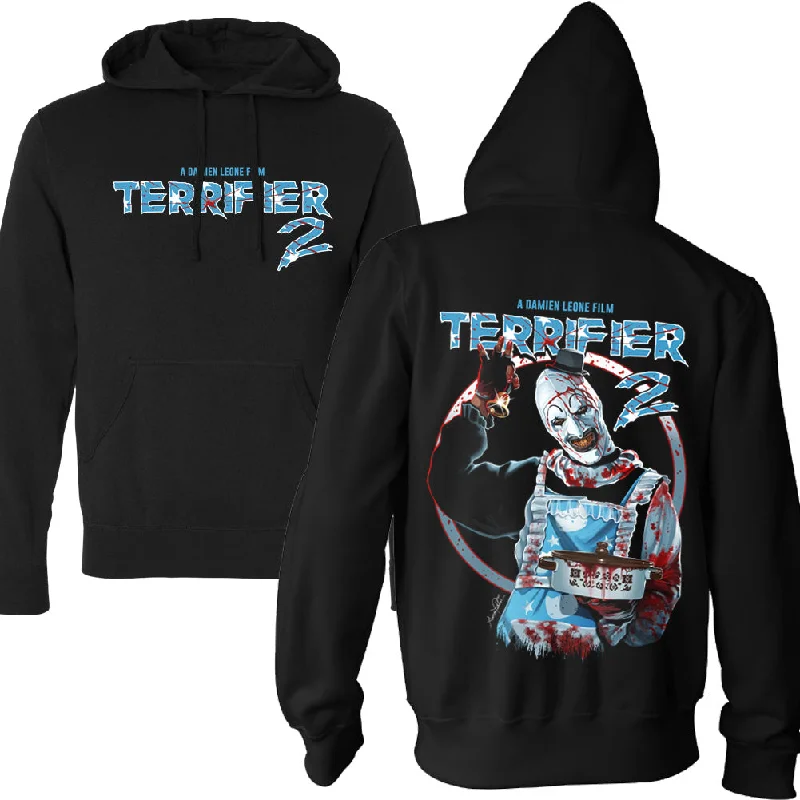 Terrifier 2 Dinner Is Served Pullover Hoodie