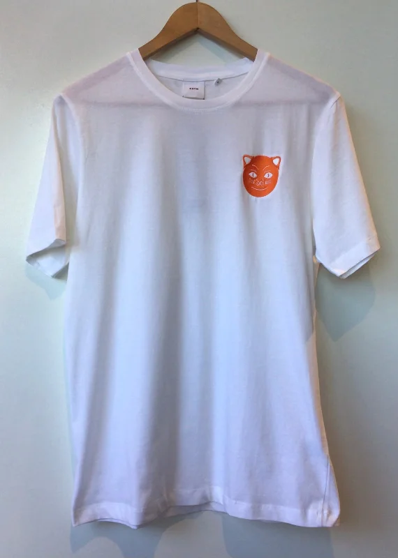 Embroidered Cat Face Tee