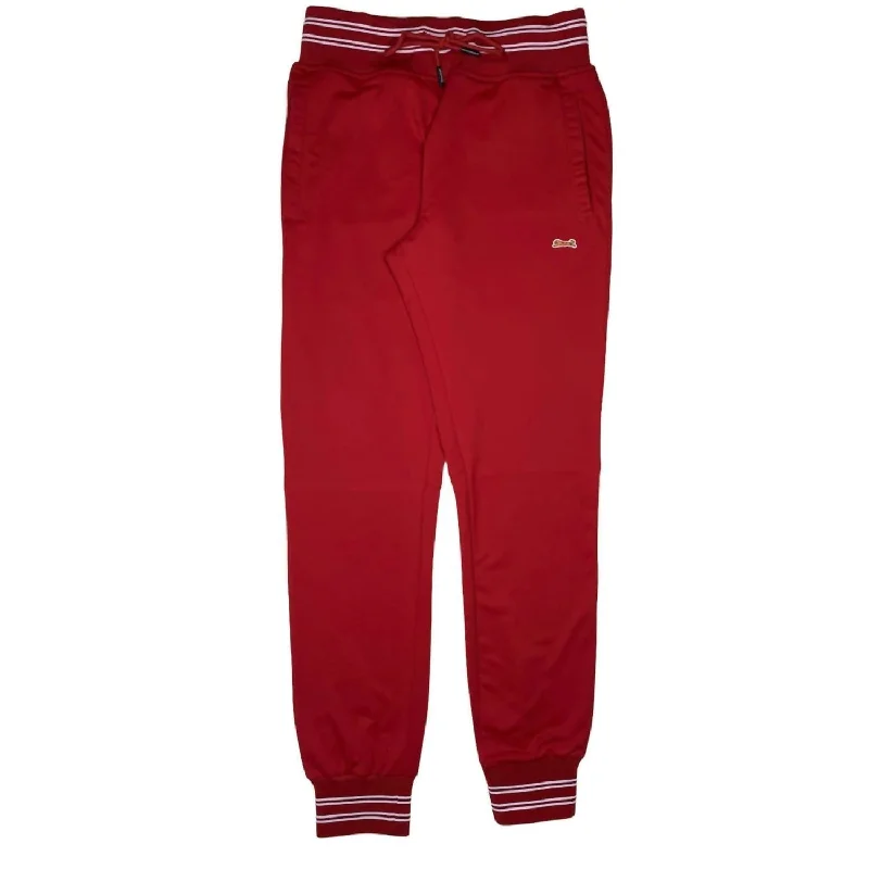 Men's Jogger In Red