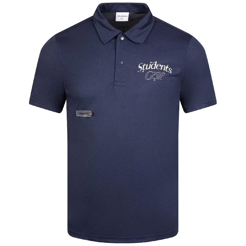 Chapman Poly Polo Shirt Navy - SS24