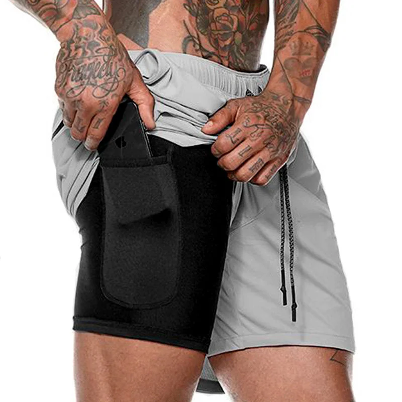 Men's 2-in-1 Fitness Shorts (6 colors)