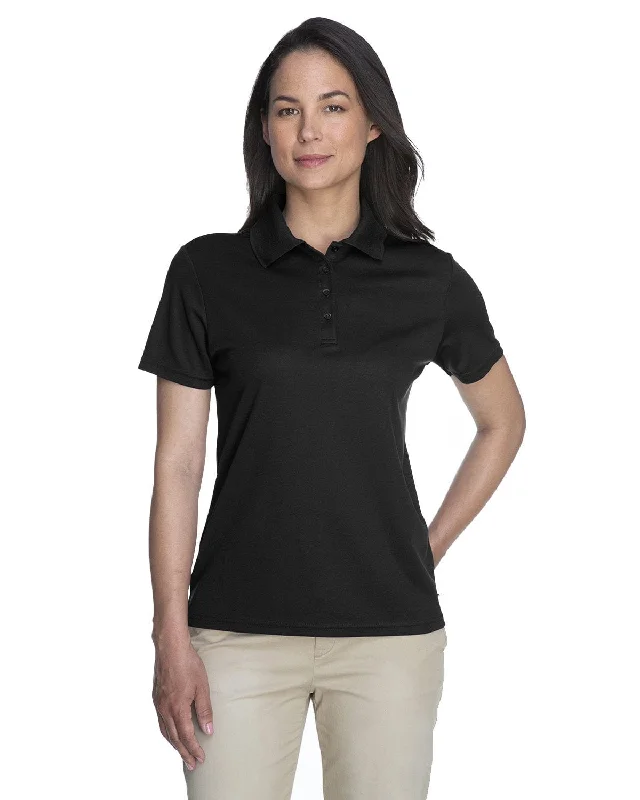 Core 365 Origin Ladies Performance Pique Polo | Black