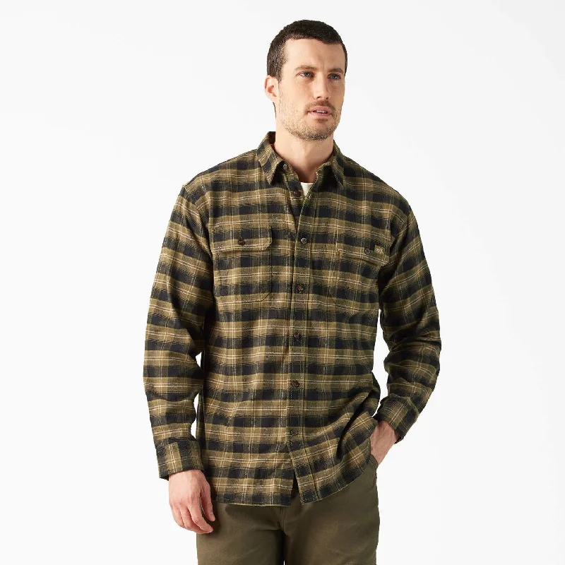 Flex Flannel Shirt - Sphagnum