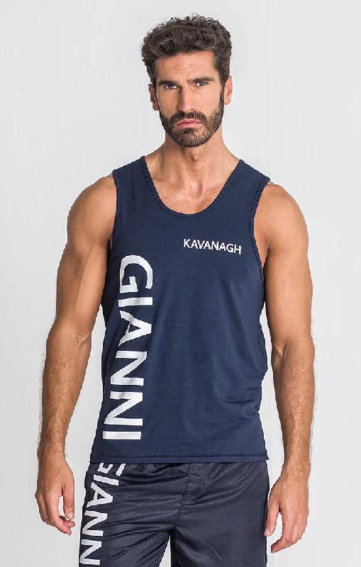 Navy Blue Dimension Tanktop