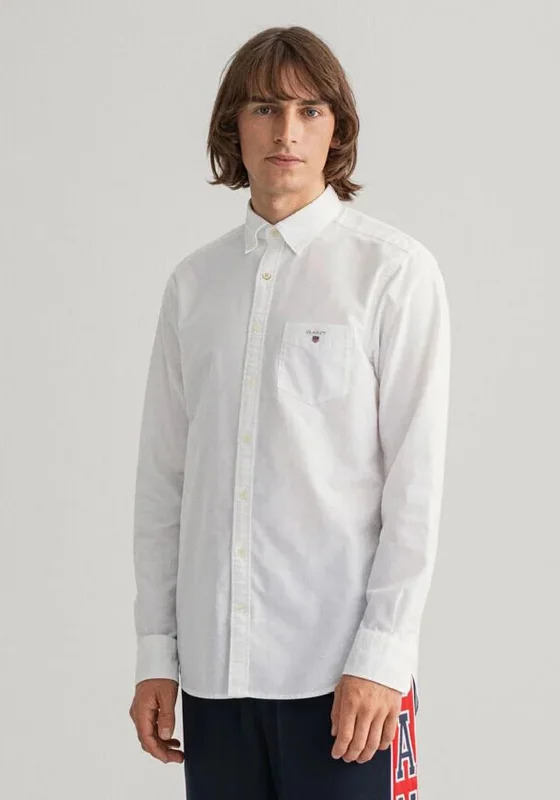 Gant Regular Fit Oxford Shirt, White