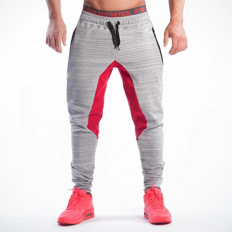 Men Pants SportsRunning Sweatpants SoccerPrinting Casual Trouser Jogger Bodybuilding Fitness Sweat Pants