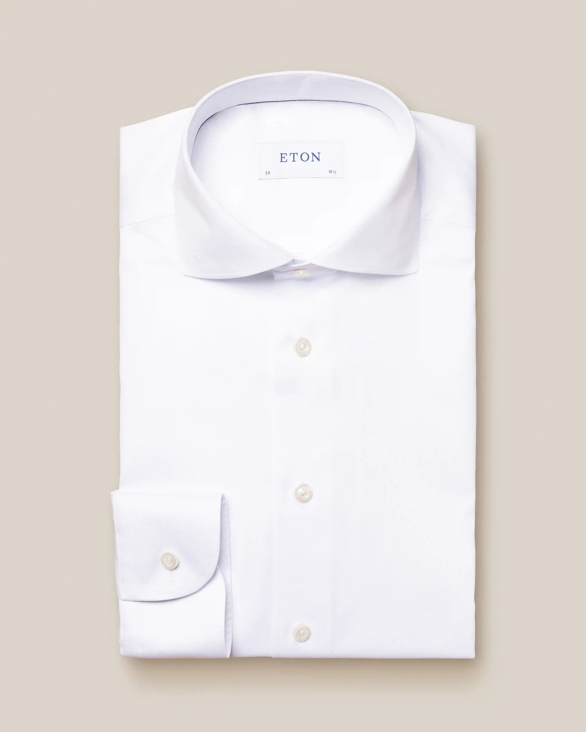 White Signature Twill Slim Fit- ETON