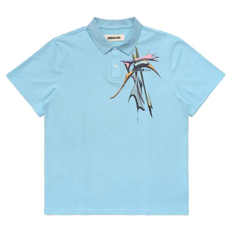 Geo Polo Baby Blue - SS23