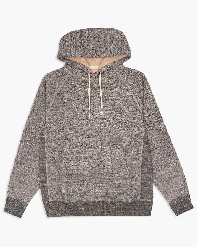 Wonder Looper Fleeced Foxfibre® Pullover Hoodie - Charcoal