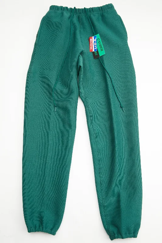 Camber #233 Cross-Knit Heavyweight Sweat Pant - Dark Green